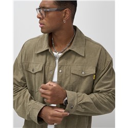 Спортивный костюм мужской весна-лето цвета хаки 55040Kh