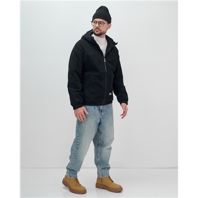 Куртка из вельвета мужская демисезонная черного цвета 25336Ch