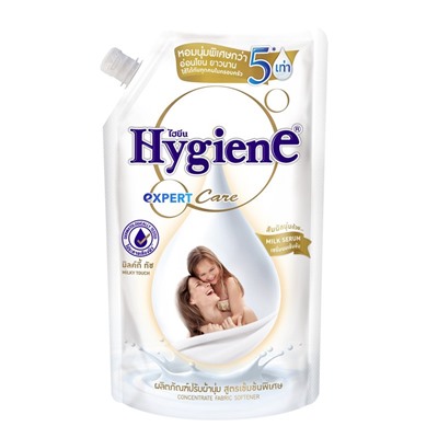 Концентрированный парфюмированный кондиционер для белья НЕЖНОСТЬ МОЛОКА Hygiene 480 мл. Таиланд
