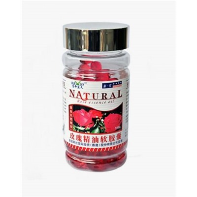 Капсулы "Эфирное масло розы" женское здоровье Natural , Около  100 капс * 500мг