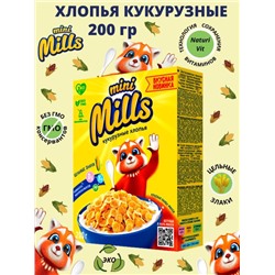 Кукурузные "MINI MILS" Хлопья с витам.и железом  200гр в кор