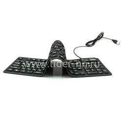 Клавиатура DIALOG проводная гибкая Flex KFX-05U USB (черная)