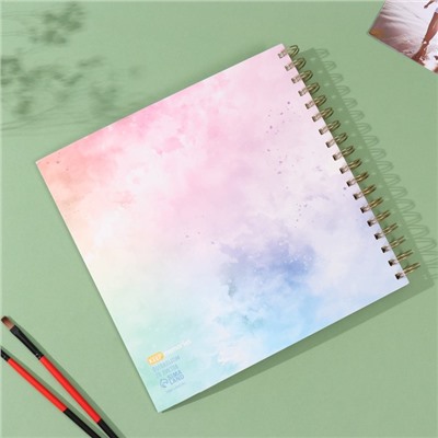 Фотоальбом на спирали 20 листов «Время года», объёмный элемент и 4 вкладки, 24×24 см