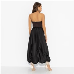 Юбка с эффектной драпировкой, Талия решает (черная)