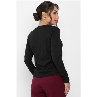 Блуза Риана (черная) Б14224-5М