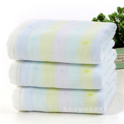 Gauze children's towel for kindergarten, wholesale