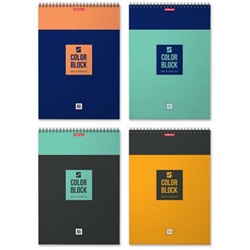 Блокнот на спирали А4 60л клетка "Color Block" 49685 ErichKrause