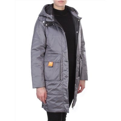 8188 GRAY Пальто демисезонное женское Cloud Lag Cat (100 гр. синтепон)