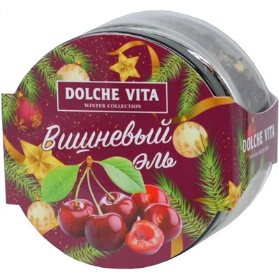 Dolche Vita. Новый год. Элитный. Вишневый эль 50 гр. стекл.банка
