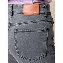 Укороченные прямые джинсы с эластаном