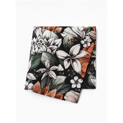 Набор салфеток с декорат. кольцами Этель Meadow flower 40х40 см - 4 шт, 100% хлопок, саржа