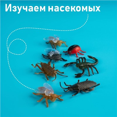 Набор животных «Насекомые», 12 фигурок с аксессуарами