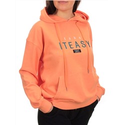 A-07 ORANGE Худи женское (85% хлопок, 15% полиэстер)