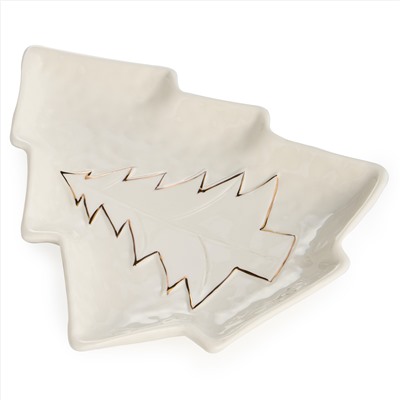 БЛЮДО СЕРВИРОВОЧНОЕ "НОВОГОДНЕЕ" 18,3*20,9*2,7 СМ