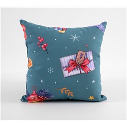 Подушка декоративные рогожка Колядки 1 Текс-Дизайн