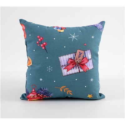 Подушка декоративные рогожка Колядки 1 Текс-Дизайн