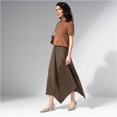 Юбка из мягкой экозамши, Грация рассвета