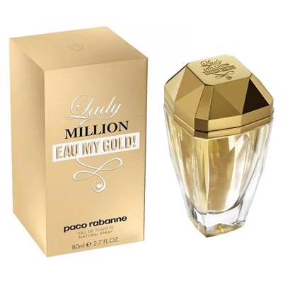 Paco Rabanne Lady Million Eau My Gold For Women edt 80 ml