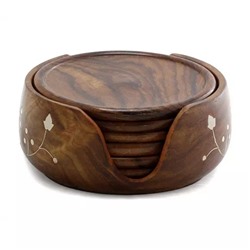 Набор подставок (6 шт), Wooden Coaster Stand Set, произв. Saim Handicrafts