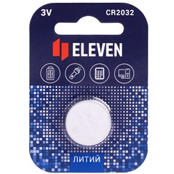 Батарейка Eleven CR2032 литиевая, BC1