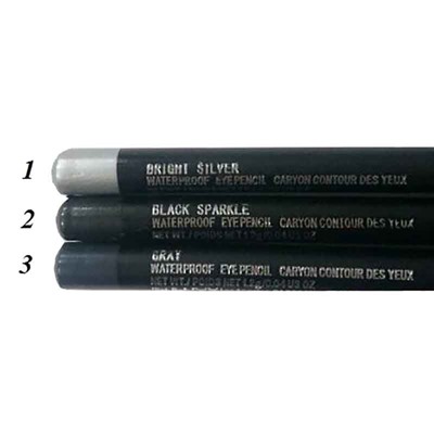 Карандаш для глаз Nyx Waterproof Caryon Contour Des Yeux № 1 Bright Silver (1 шт.)