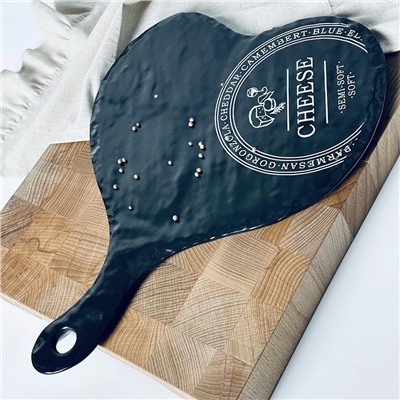 232-027 Сервировочная доска/блюдо 35см для сыра BLACKWOOD  в под.уп.(х16)Фарфор
