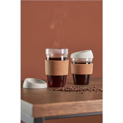 Кружка Cozy Cup, 350 мл, светло-серая