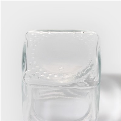 Набор баночек для специй Доляна «Парфе. Квадрат», 70 мл, 4.5×5.4 см, с пробковой крышкой, 12 шт., стекло