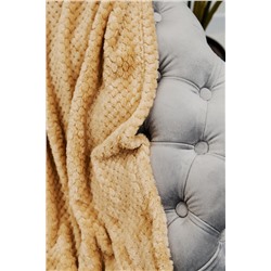 Плед велсофт ST-24 Соты-песок