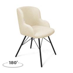 Стул SHT-ST39/S370-VP
                        бежевый / черный муар