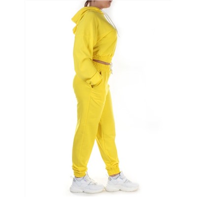 Y294 YELLOW Спортивный костюм женский (100% хлопок)