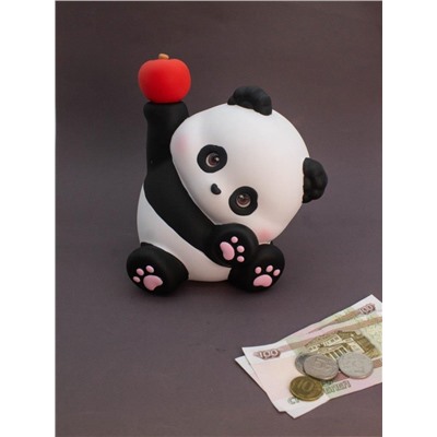 Копилка "Panda with apple"