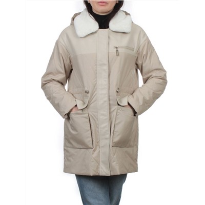 M24-096 BEIGE Куртка демисезонная женская (100 гр. холлофайбер)
