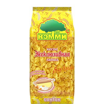 Эксклюзивная лапша яичная Бантик 250гр