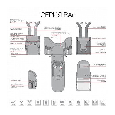 RAn-083-6 Рюкзак школьный