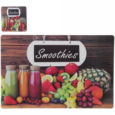 Салфетка на стол 43*28см в наборе 6+6шт "Smoothie"
