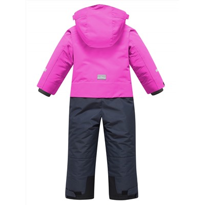 Комбинезон подростковый зимний для девочки темно-фиолетового цвета 9410TF