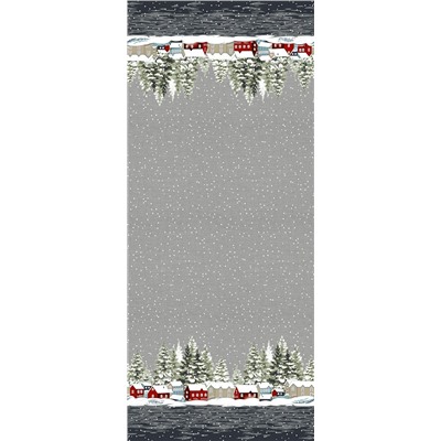 Скатерть двунитка №159 Норвежские домики