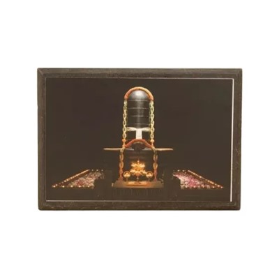 Фотография Дхьяналинги в рамке черная (6 x 4 дюйма), Dhyanalinga Photo Black with Frame, произв. Isha Life