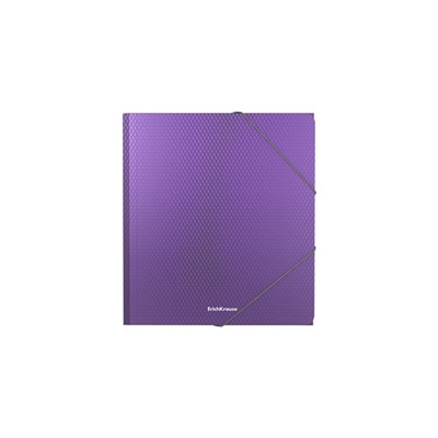 Папка на резинке А5+, 550 мкм, ErichKrause Diagonal Vivid, корешок 5 мм, до 300 листов, микс