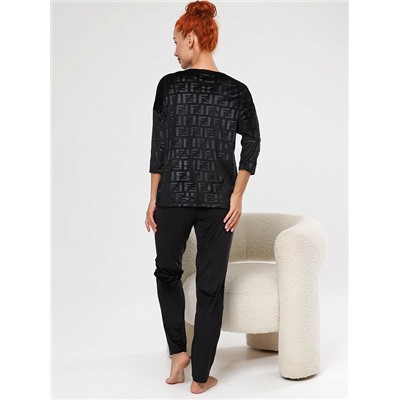 Костюм Вениса жаккард чёрный ИвК