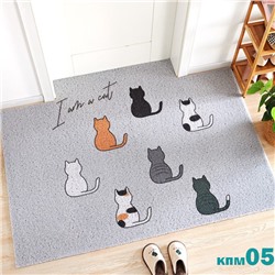 Коврик придверный мягкий кпм21 80х120 см