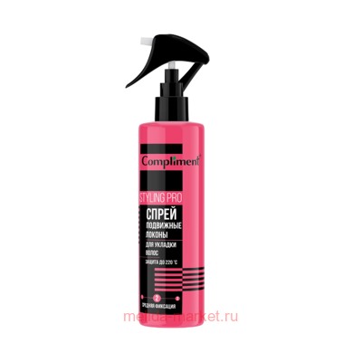 Compliment STYLING PRO Спрей для укладки волос средняя фиксация 200 мл 482