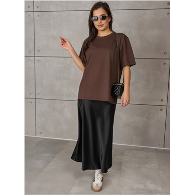 Футболка "Базовая" Шоколад женская