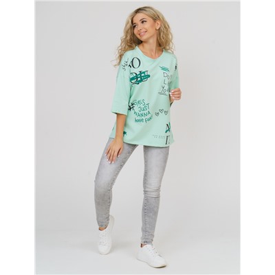 877 Футболка ментол Свт