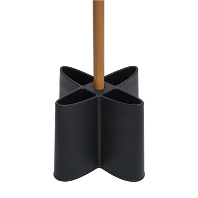 Вешалка напольная Oulof, 158 см, бук/черная