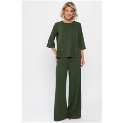Костюм трикотажный Альберта (темно-зеленый) К14342-10М