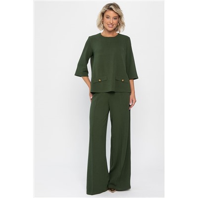 Костюм трикотажный Альберта (темно-зеленый) К14342-10М