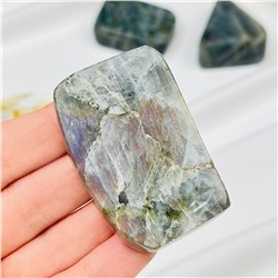 Радуга Самоцветов Срез (экран) из камня Лабрадор полированный в ассортименте