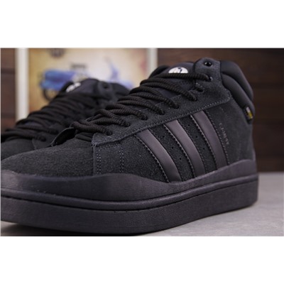 Зимние Adidas Campus из натуральной замши